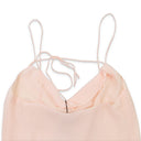 TIE BACK COWL PINK SLIP DRESS