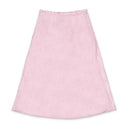 JACQUARD BIAS PINK FLARED SKIRT