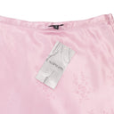 JACQUARD BIAS PINK FLARED SKIRT