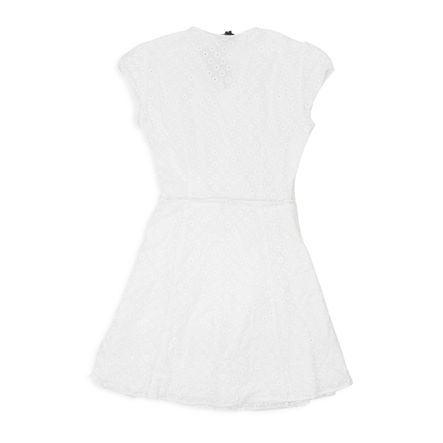 WRAP WHITE MINI DRESS