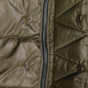 REVERSIBLE OLIVE BLACK PUFFER COAT