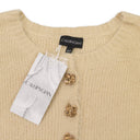 SS FURRY BEIGE CARDIGAN