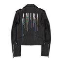 Amiri Perfecto Leather Jacket - Black