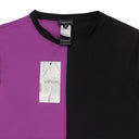 COLORBLOCK LS CREW PURPLE BLACK SHIRT