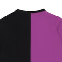 COLORBLOCK LS CREW PURPLE BLACK SHIRT