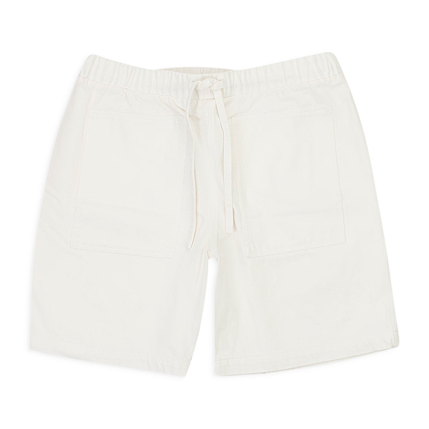 WHITE DENIM SHORTS