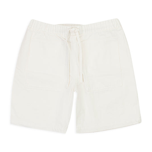 WHITE DENIM SHORTS