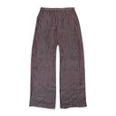 IRIDESCENT PULL ON MAROON WOMEN'S STRAIGHT PANTS