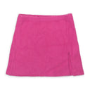 FURRY FUSCHIA MINI SKIRT