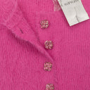 SS FURRY FUCHSIA CARDIGAN