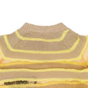 ORANGE SKIN STRIPES YELLOW SWEATER