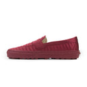 PADDED SLIP-ON BIKING RED LOAFERS