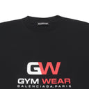 GYM WEAR LOGO BLACK T-SHIRTS