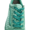 X OC PADDED OLD SKOOL LUG PLATFORM SEA GREEN SNEAKERS