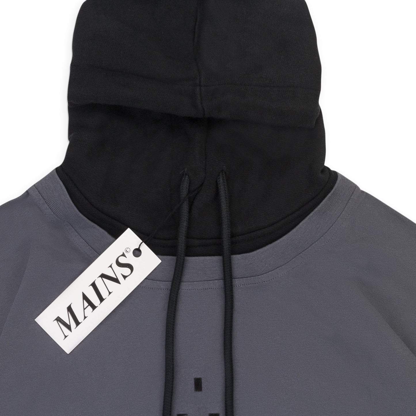 BLACK GREY HOODIE