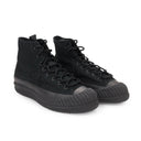 BOSEY MC WATER REPELLENT BLACK HIGH-TOP SNEAKERS