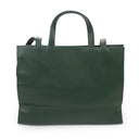 PRINTED FLAG DARK OLIVE SHOPPER BAG