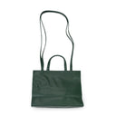 PRINTED FLAG DARK OLIVE SHOPPER BAG