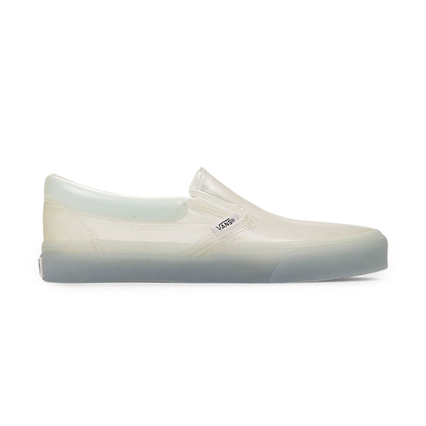 TRANSPARENT CLASSIC SLIPON WHITE SNEAKERS