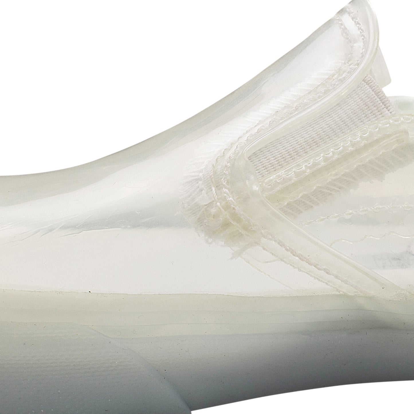 TRANSPARENT CLASSIC SLIPON WHITE SNEAKERS