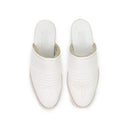 CAPSULE COWBOY WHITE MULES