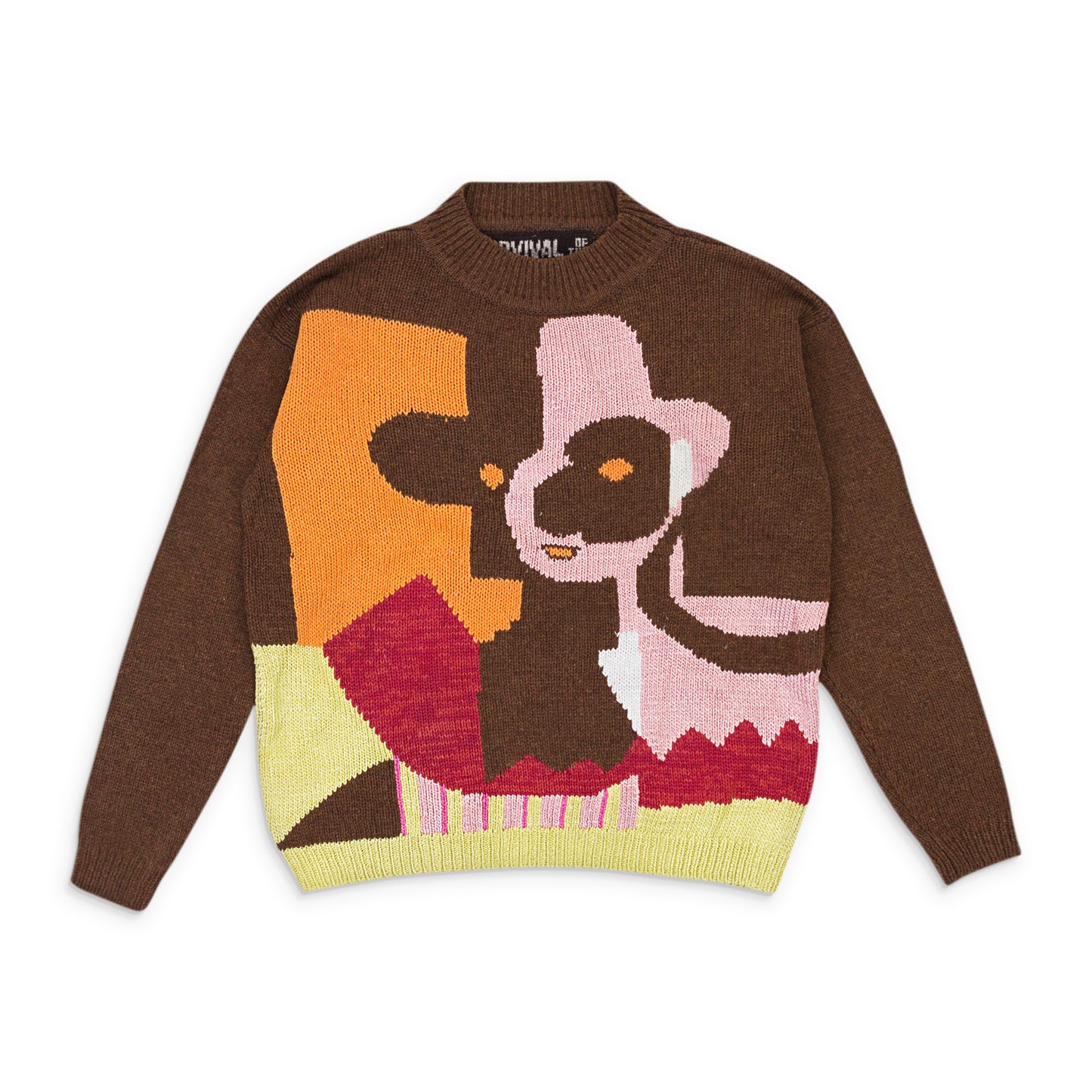 PABLO PICASSO BROWN SWEATER