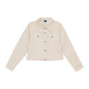 STRETCH OFF WHITE CORDUROY JACKET