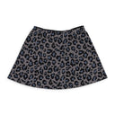 NWT ADAM SELMAN CRYSTAL RHINESTONE LEOPARD BLUE MINI SKIRT