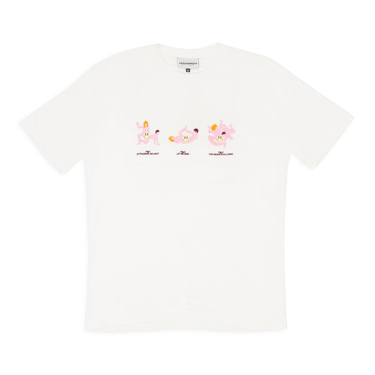 AFTERNOON DELIGHT WHITE T-SHIRT