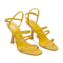 STRAPPY TEE YELLOW PUMPS & HEELS