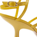 STRAPPY TEE YELLOW PUMPS & HEELS