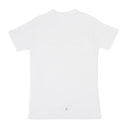 Classic Slim-Fit White Logo Print T-Shirt