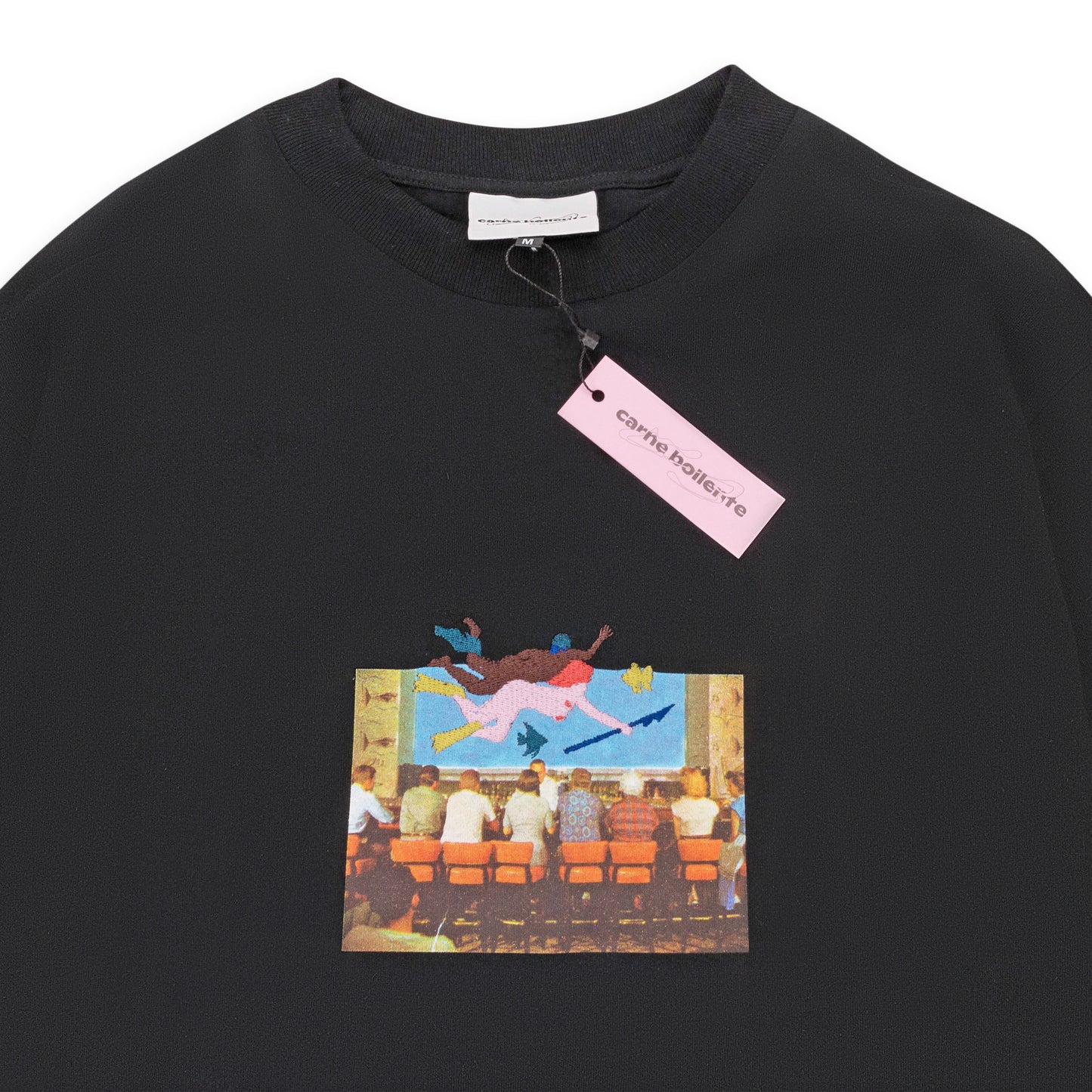 COCKODILE BLONDEEE BLACK SWEATSHIRT