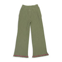 GAUGE 14 SUMMER RIB KHAKI GREEN WOMEN'S JOGGERS & SWEATPANTS