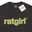 RAT GIRL LONG SLEEVE BLACK T-SHIRT