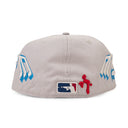 MURD333R.FM GREY ICE BASEBALL CAP