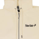 ZIP UP CREAM HOODIE