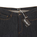 SELVEDGE CLAIR DENIM BLACK STRAIGHT JEANS