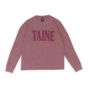 TAINE THERMAL BURGUNDY T-SHIRT