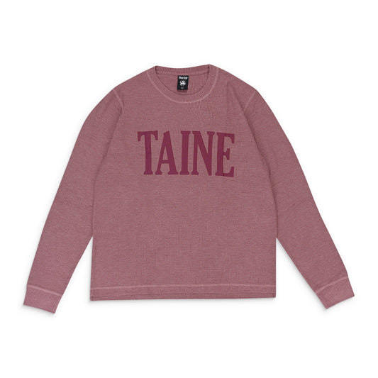 TAINE THERMAL BURGUNDY T-SHIRT