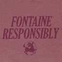 TAINE THERMAL BURGUNDY T-SHIRT