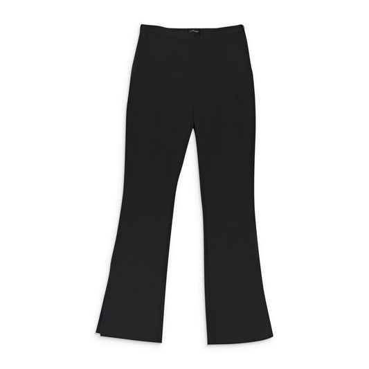 SATIN BLACK TROUSERS