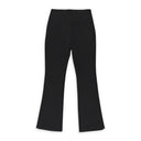 SATIN BLACK TROUSERS