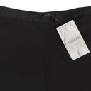 SATIN BLACK TROUSERS