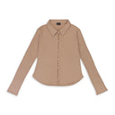 KEYHOLE TAN CARDIGAN