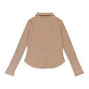 KEYHOLE TAN CARDIGAN