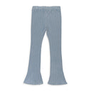 LUREX CRINKLE PALE BLUE WOMEN'S STRAIGHT PANTS