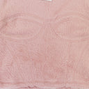 TEXTURED LS BUSTIER PINK T-SHIRT