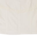 LACE TRIM BUSTIER WHITE T-SHIRT