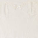 LACE TRIM BUSTIER WHITE T-SHIRT